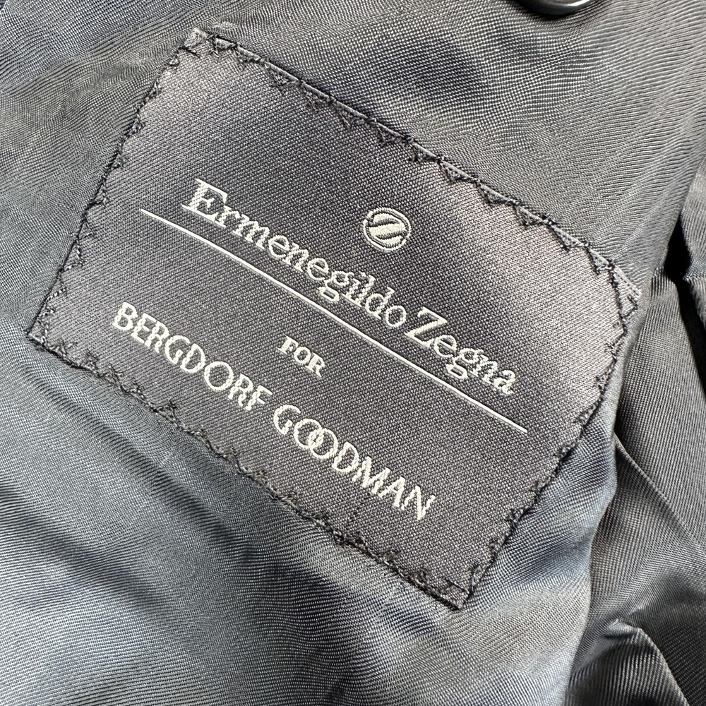 Ermenegildo Zegna Suit Blazer Pants Mens 44 36x27 Blue Wool 2 Piece Italy - Picture 7 of 16